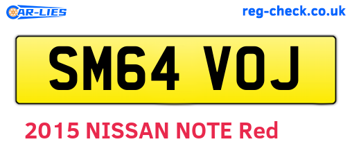 SM64VOJ are the vehicle registration plates.