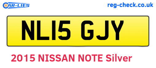 NL15GJY are the vehicle registration plates.