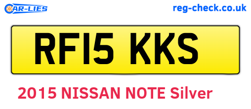 RF15KKS are the vehicle registration plates.