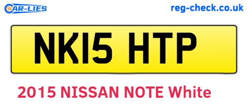 NK15HTP are the vehicle registration plates.