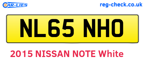 NL65NHO are the vehicle registration plates.