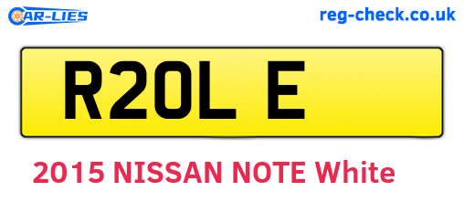 R2OLE are the vehicle registration plates.