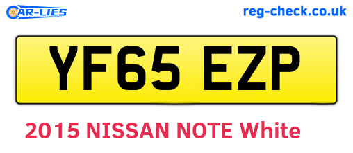 YF65EZP are the vehicle registration plates.