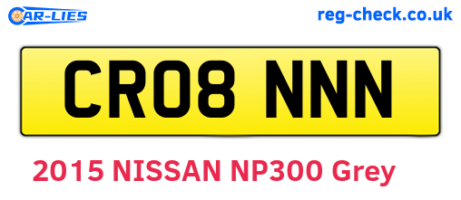 CR08NNN are the vehicle registration plates.