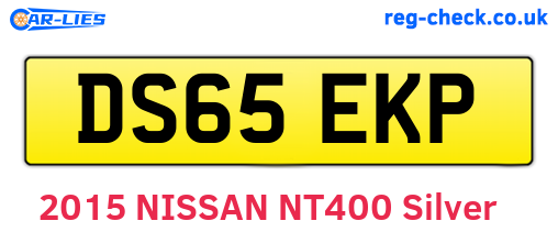 DS65EKP are the vehicle registration plates.