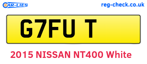 G7FUT are the vehicle registration plates.