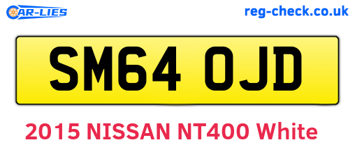 SM64OJD are the vehicle registration plates.
