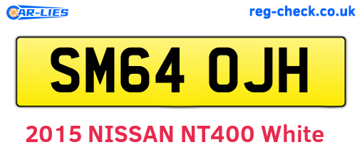 SM64OJH are the vehicle registration plates.