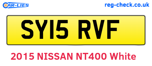 SY15RVF are the vehicle registration plates.