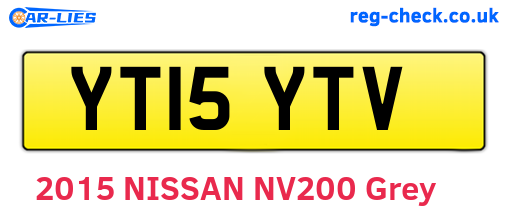 YT15YTV are the vehicle registration plates.