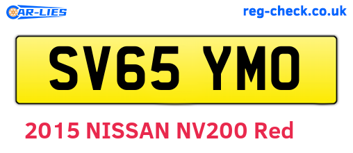 SV65YMO are the vehicle registration plates.
