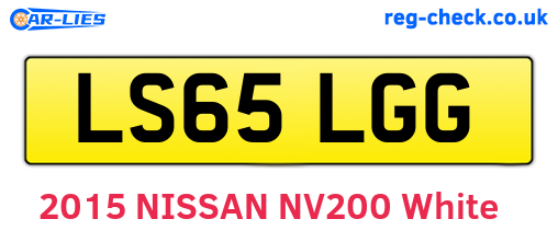 LS65LGG are the vehicle registration plates.