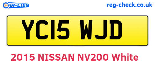 YC15WJD are the vehicle registration plates.