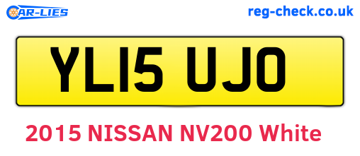 YL15UJO are the vehicle registration plates.