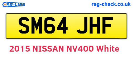 SM64JHF are the vehicle registration plates.