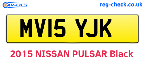 MV15YJK are the vehicle registration plates.