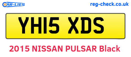 YH15XDS are the vehicle registration plates.