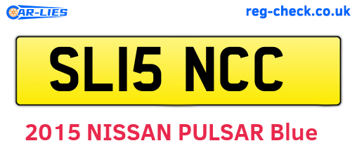 SL15NCC are the vehicle registration plates.