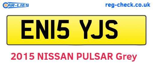 EN15YJS are the vehicle registration plates.