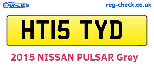 HT15TYD are the vehicle registration plates.