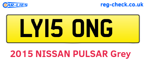 LY15ONG are the vehicle registration plates.