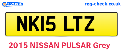 NK15LTZ are the vehicle registration plates.