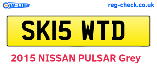 SK15WTD are the vehicle registration plates.