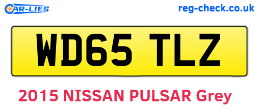 WD65TLZ are the vehicle registration plates.