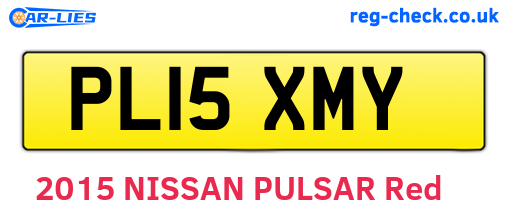 PL15XMY are the vehicle registration plates.