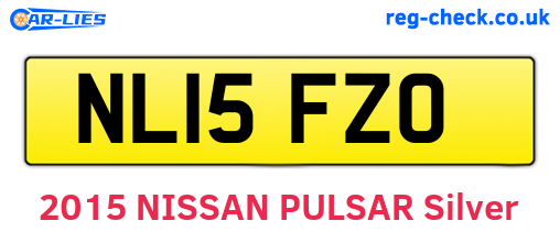 NL15FZO are the vehicle registration plates.