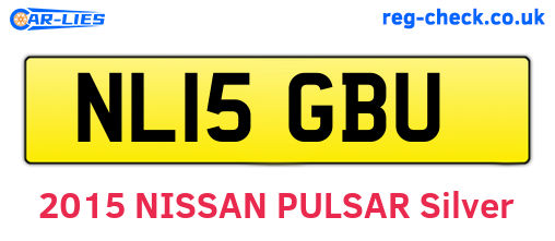 NL15GBU are the vehicle registration plates.