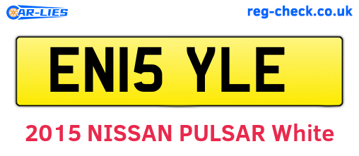 EN15YLE are the vehicle registration plates.