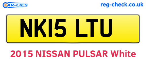 NK15LTU are the vehicle registration plates.