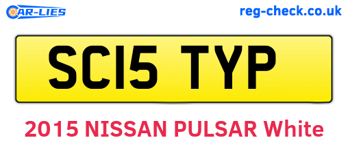 SC15TYP are the vehicle registration plates.