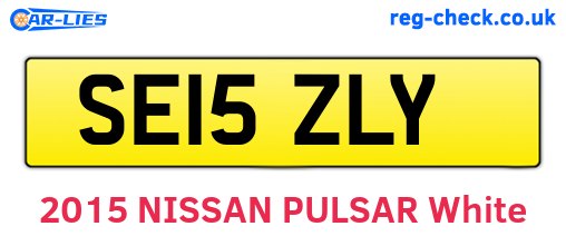 SE15ZLY are the vehicle registration plates.