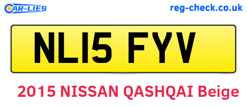 NL15FYV are the vehicle registration plates.