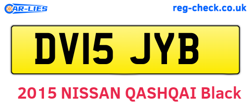 DV15JYB are the vehicle registration plates.