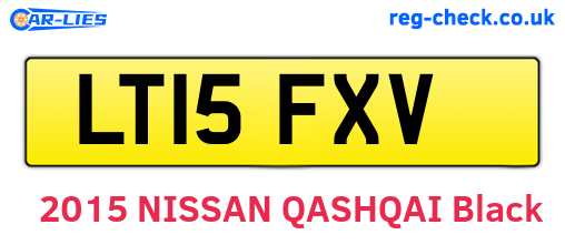 LT15FXV are the vehicle registration plates.