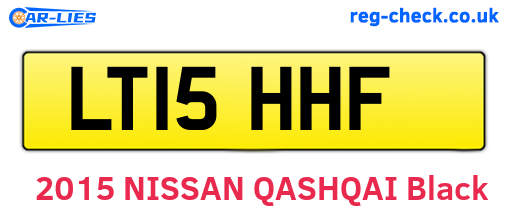 LT15HHF are the vehicle registration plates.