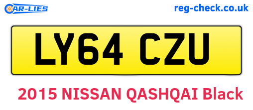 LY64CZU are the vehicle registration plates.