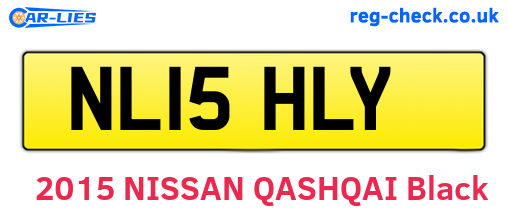 NL15HLY are the vehicle registration plates.