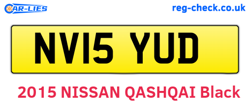 NV15YUD are the vehicle registration plates.