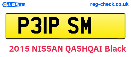 P31PSM are the vehicle registration plates.
