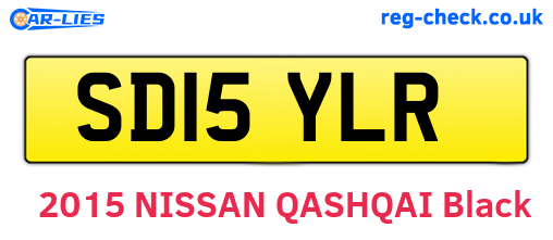 SD15YLR are the vehicle registration plates.
