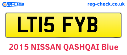 LT15FYB are the vehicle registration plates.