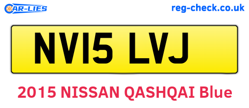 NV15LVJ are the vehicle registration plates.