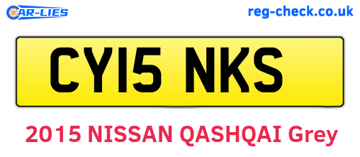CY15NKS are the vehicle registration plates.