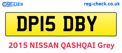 DP15DBY are the vehicle registration plates.