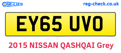 EY65UVO are the vehicle registration plates.