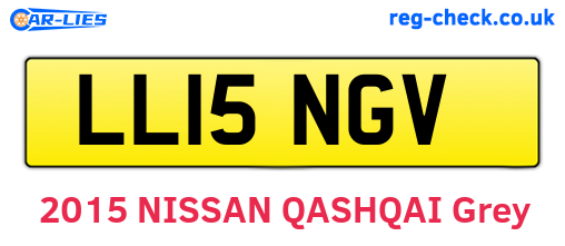 LL15NGV are the vehicle registration plates.